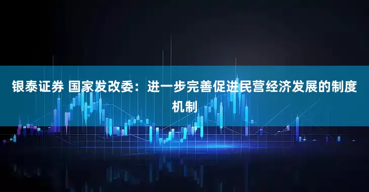 银泰证券 国家发改委：进一步完善促进民营经济发展的制度机制